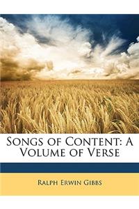 Songs of Content