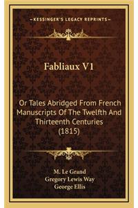 Fabliaux V1