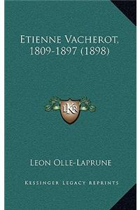 Etienne Vacherot, 1809-1897 (1898)