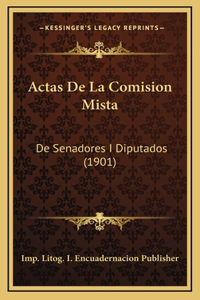 Actas De La Comision Mista
