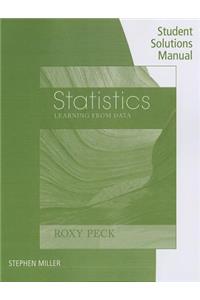 Statistics, Student Solutions Manual: Learning from Data