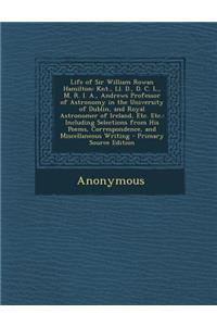 Life of Sir William Rowan Hamilton
