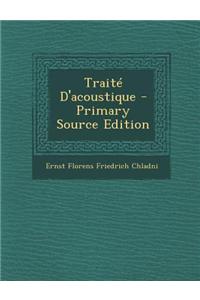 Traite D'Acoustique
