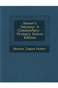 Homer's Odyssey: A Commentary