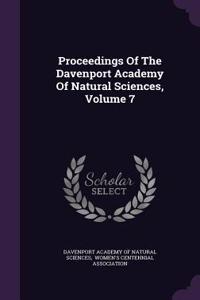Proceedings of the Davenport Academy of Natural Sciences, Volume 7