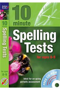 Ten Minute Spelling Tests for ages 8-9