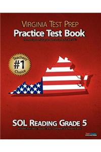 Virginia Test Prep Practice Test Book Sol Reading Grade 5