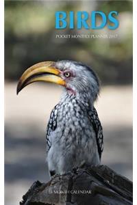 Birds Pocket Monthly Planner 2017