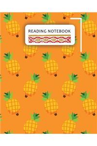Reading Notebook: Gifts for Book Lovers / Reading Journal - Large (8