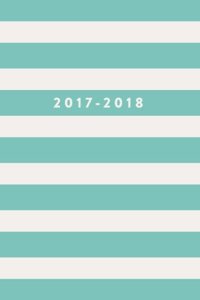 2017 - 2018 - 18 Month Planner, July 2017 to December 2018, Stripes