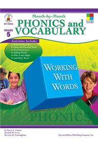 Month-By-Month Phonics and Vocabulary, Grade 5