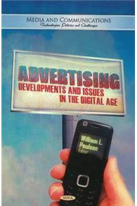 Advertising: Developments and Issues in the Digital Age