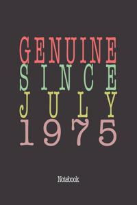 Genuine Since July 1975