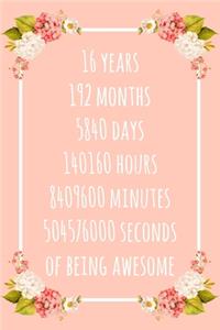 16 Years of Being Awesome