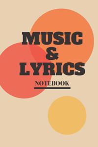 Music & Lyrics Notebook