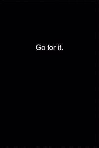 Go for it.