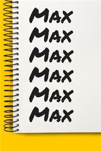 Name Max A beautiful personalized