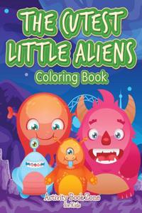The Cutest Little Aliens Coloring Book