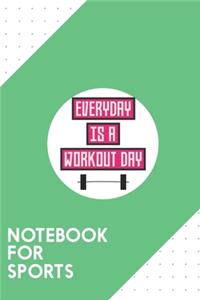 Notebook for Sports