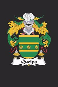 Queipo: Queipo Coat of Arms and Family Crest Notebook Journal (6 x 9 - 100 pages)