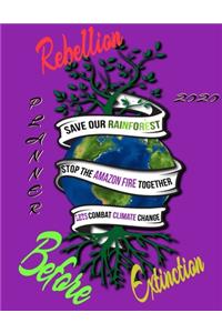 Rebellion before extinction planner 2020