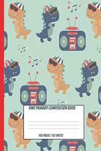 Dino Primary Composition Book