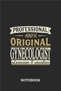 Professional Original Gynecologist Notebook of Passion and Vocation