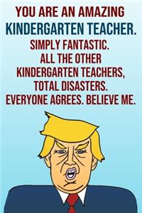 You Are An Amazing Kindergarten Teacher Simply Fantastic All the Other Kindergarten Teachers Total Disasters Everyone Agrees Believe Me