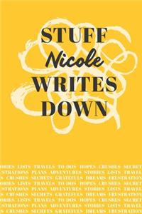 Stuff Nicole Writes Down