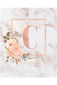 Weekly & Monthly Planner 2020 C