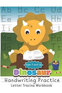 Dinosaur Handwriting Practice Letter Tracing Workbook Ages 3 and up