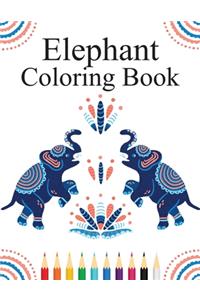 Elephant coloring book