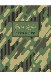 Troop Leader Planner 2019-2020: Troop Organizer Planner For Multi-Level Troops Group Meetings, Communicate Events, Dues, Meetings, Trips ( Date November 2019 - November 2020)