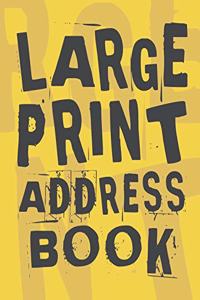 Large Print Address Book