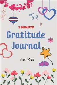 2 Minute Gratitude Journal for Kids