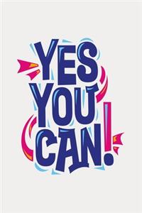 Notizbuch Yes you can!