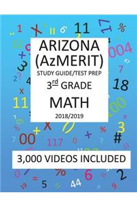 3rd Grade ARIZONA AzMERIT, 2019 MATH, Test Prep
