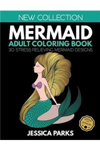 Mermaid Adult Coloring Book