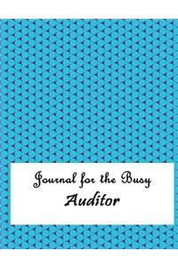 Journal for the Busy Auditor