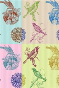 Birds and Flowers Writing Journal