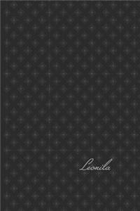 Black Lined Journal by Leonila