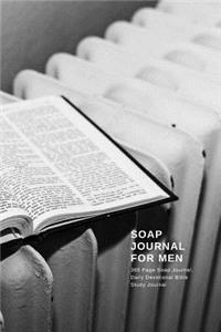 Soap Journal for Men -365 Page Soap Journal, Daily Devotional Bible Study Journal