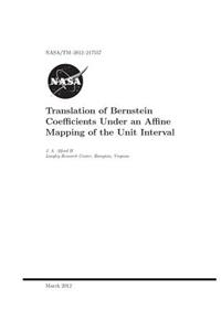 Translation of Bernstein Coefficients Under an Affine Mapping of the Unit Interval