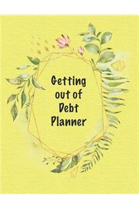 Getting Out of Debt Planner