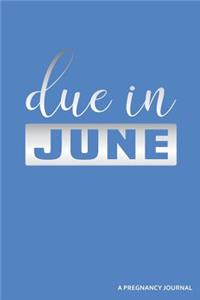Due in June a Pregnancy Journal