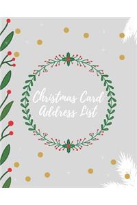 Christmas Card Address List