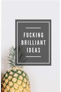 Fucking Brilliant Ideas (Notebook)