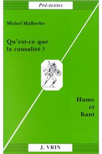Qu'est-Ce Que La Causalite?