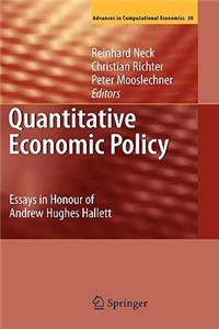Quantitative Economic Policy