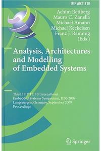 Analysis, Architectures and Modelling of Embedded Systems